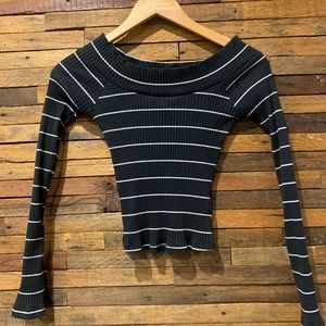 Urban Outfitters- Off the shoulder bell sleeve top